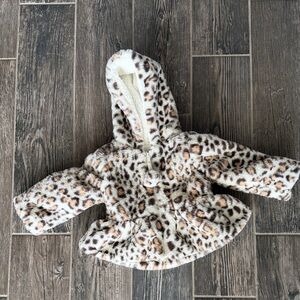 Mud Pie Leopard Print Kids Jacket